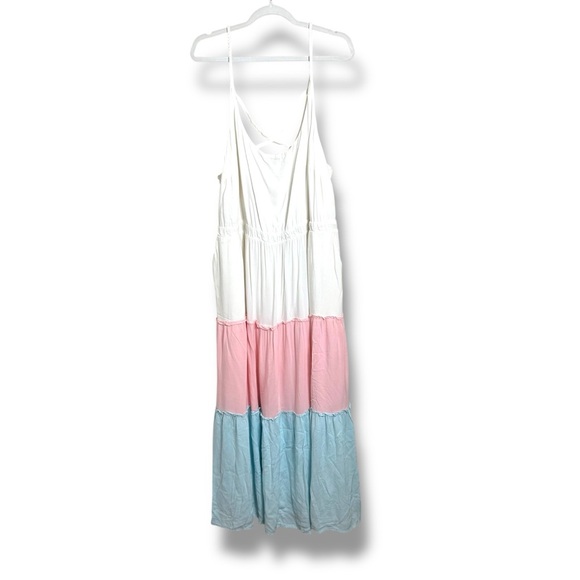 Torrid Multi Color Block Maxi Dress Size 3X - Picture 1 of 7